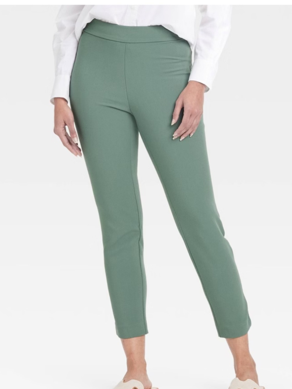 a new day Cropped skinny Pants — Sage